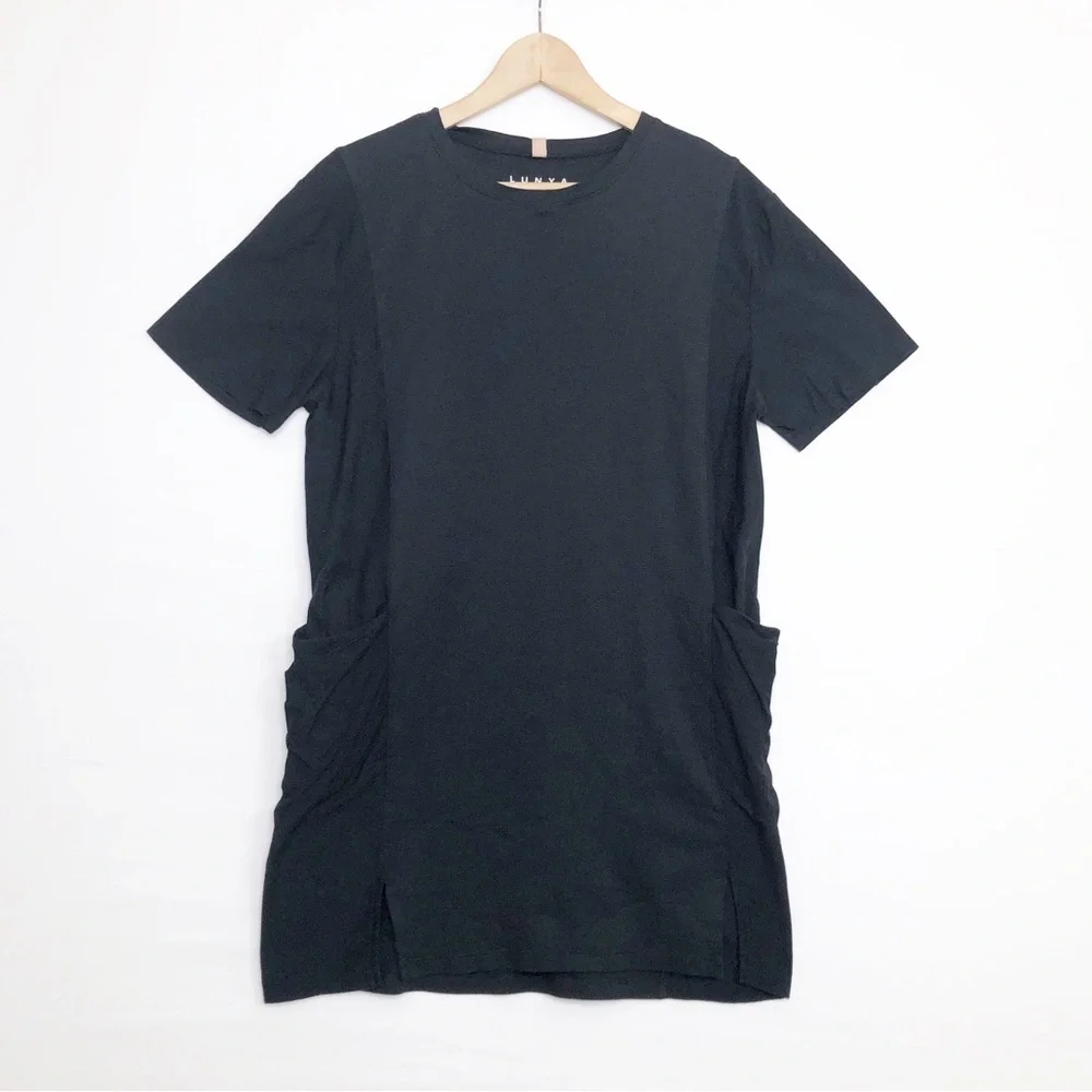 Lunya Black mini dress